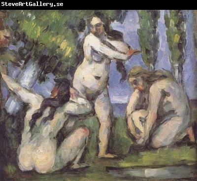 Paul Cezanne Three Bathers (mk06)